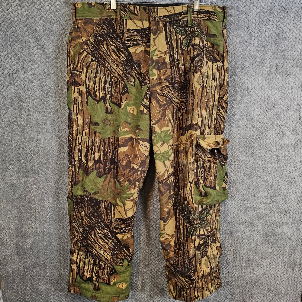 VTG Cabelas Super Slam Realtree Camo Hunting Pants Mens 40 Regular Made‎ in USA